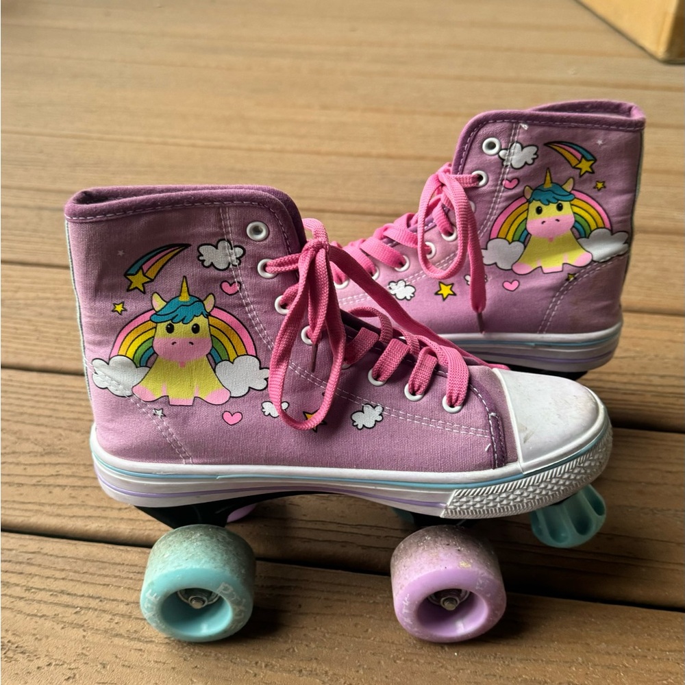 Unicorn Roller Skates Purple 4